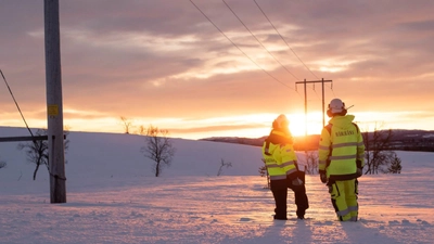 Teckna elnätsavtal och vi transporterar elen till dig via vårt 600 mil långa elnät